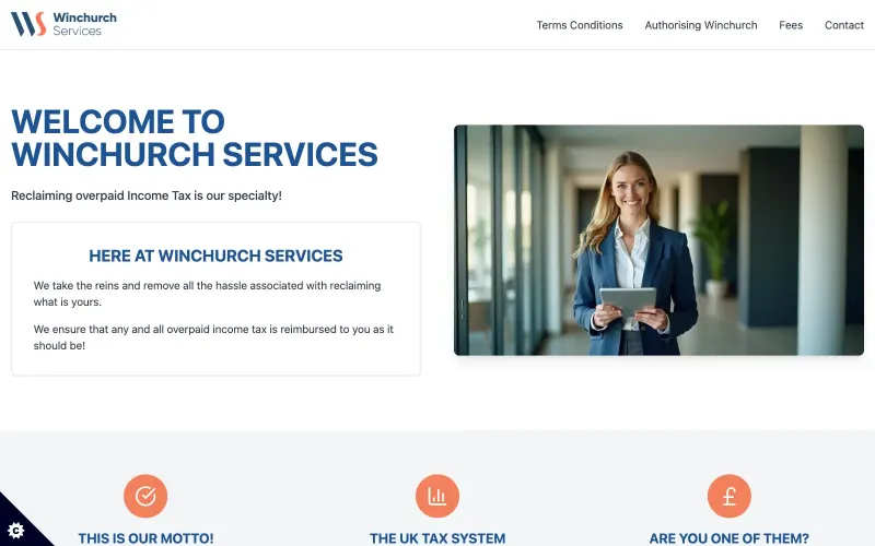 WinChurch Services, צילום מסך